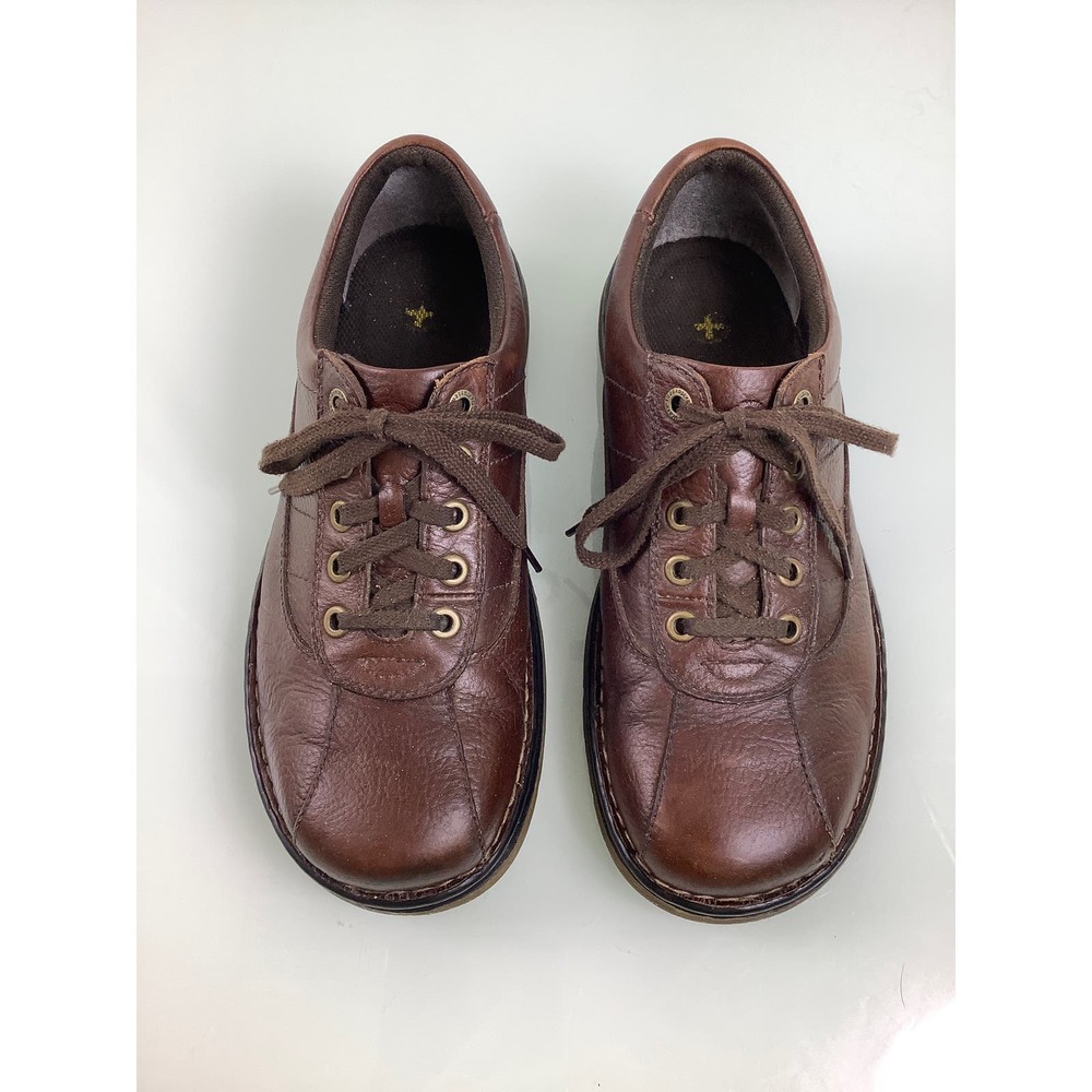 Dr. Martens John men Brown Lace up Oxfords Derbys shoes size 11 - Picture 3 of 12